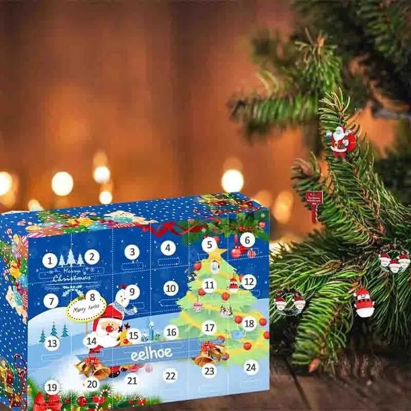 Foreign Trade Cross Border Christmas Calendar 24 Pendant - Bellarte Enchanté Foreign Trade Cross Border Christmas Calendar 24 Pendant